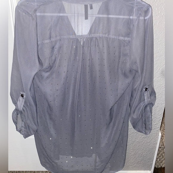 3/4 Sleeve Popover Blouse - Picture 2 of 4